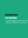 Expedited I 24 Hours